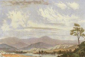 Nuages, Cirrus avec Stratus Lenticularis - English School